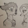 Bambi and Faline