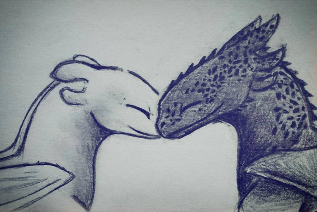 pix Draw So Cute Toothless And Light Fury toothless and light fury 2 by jolyn0710