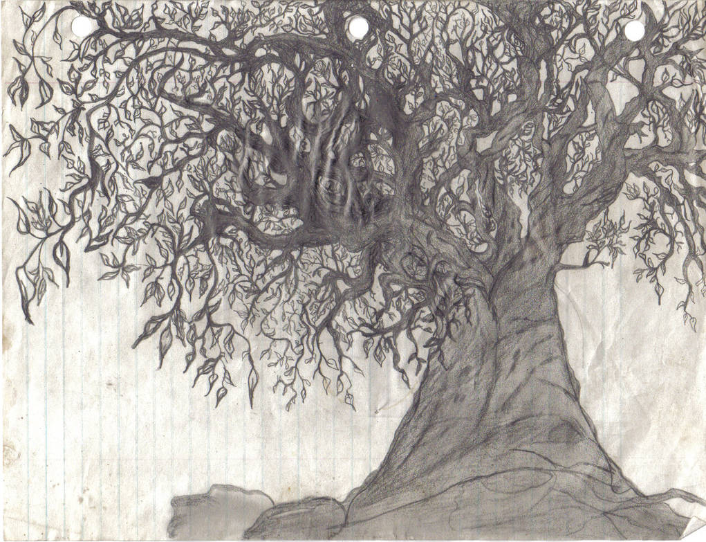 Spring Tree Sad Drawing The Sad Tree by bettyboop75 on DeviantArt