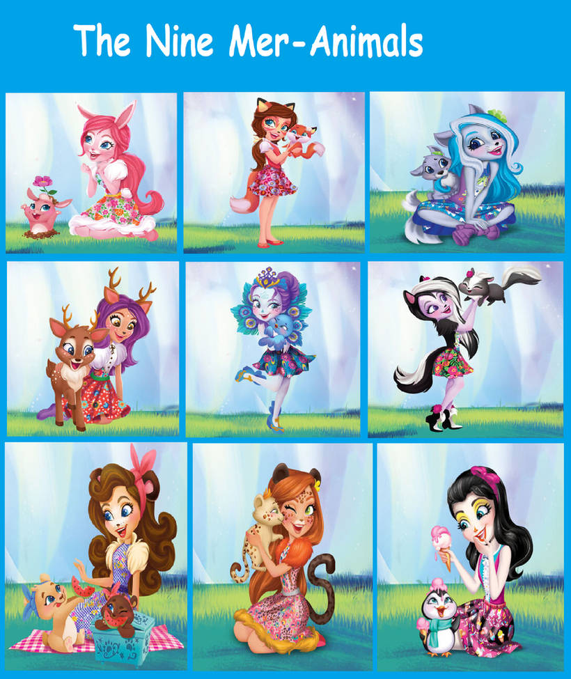 The Nine Mer-Animals by Perithefox10 on DeviantArt