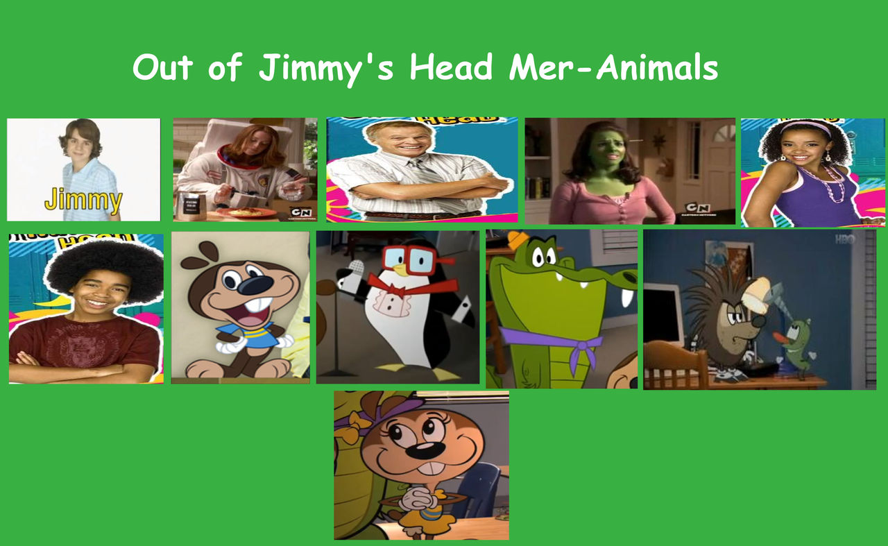 Out of Jimmy's Head Mer-Animals by Perithefox10 on DeviantArt