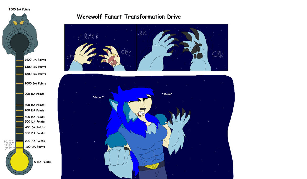 Werewolf Driving Werewolf Fanart Transformation Drive Peri (DA) 4 by Perithefox10 on ...