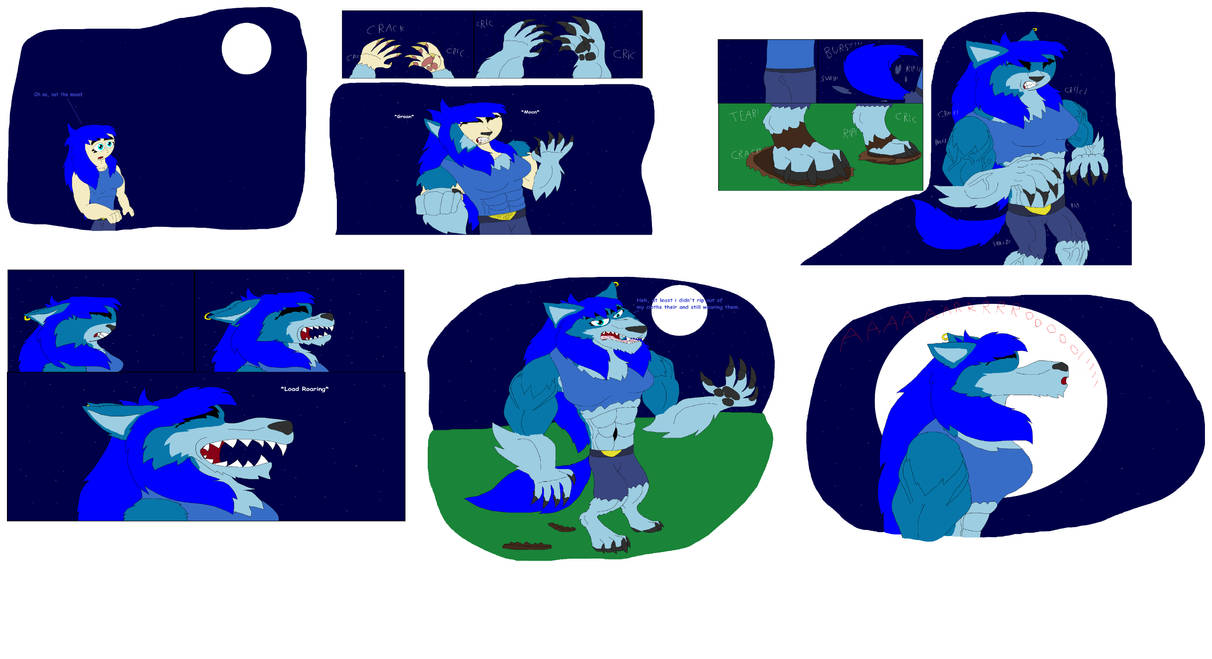 Werewolf Driving Werewolf Fanart Transformation Drive Peri Comic by Perithefox10 on ...