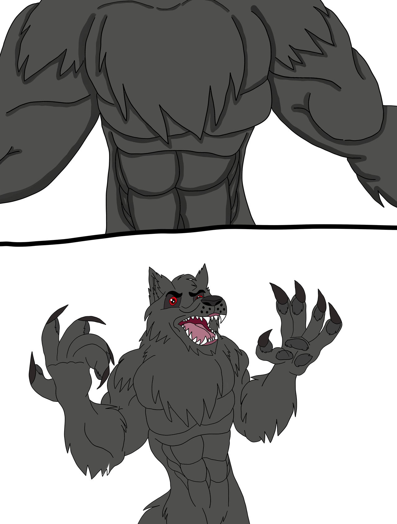 Werewolf Exercise Routine Werewolf Muscle Growth Kouya Demonstrating His Raw Strength.