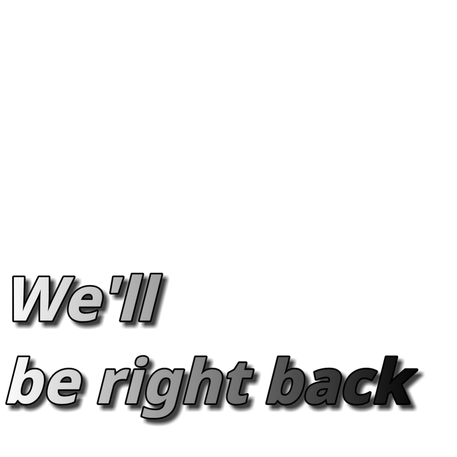 We'll be right back (free download video overlay) by Greyskyart on ...