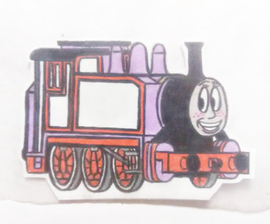 Pink Engine Drawing Thomas and Friends: Rosie the Pink Engine by FancyWesternToons on ...