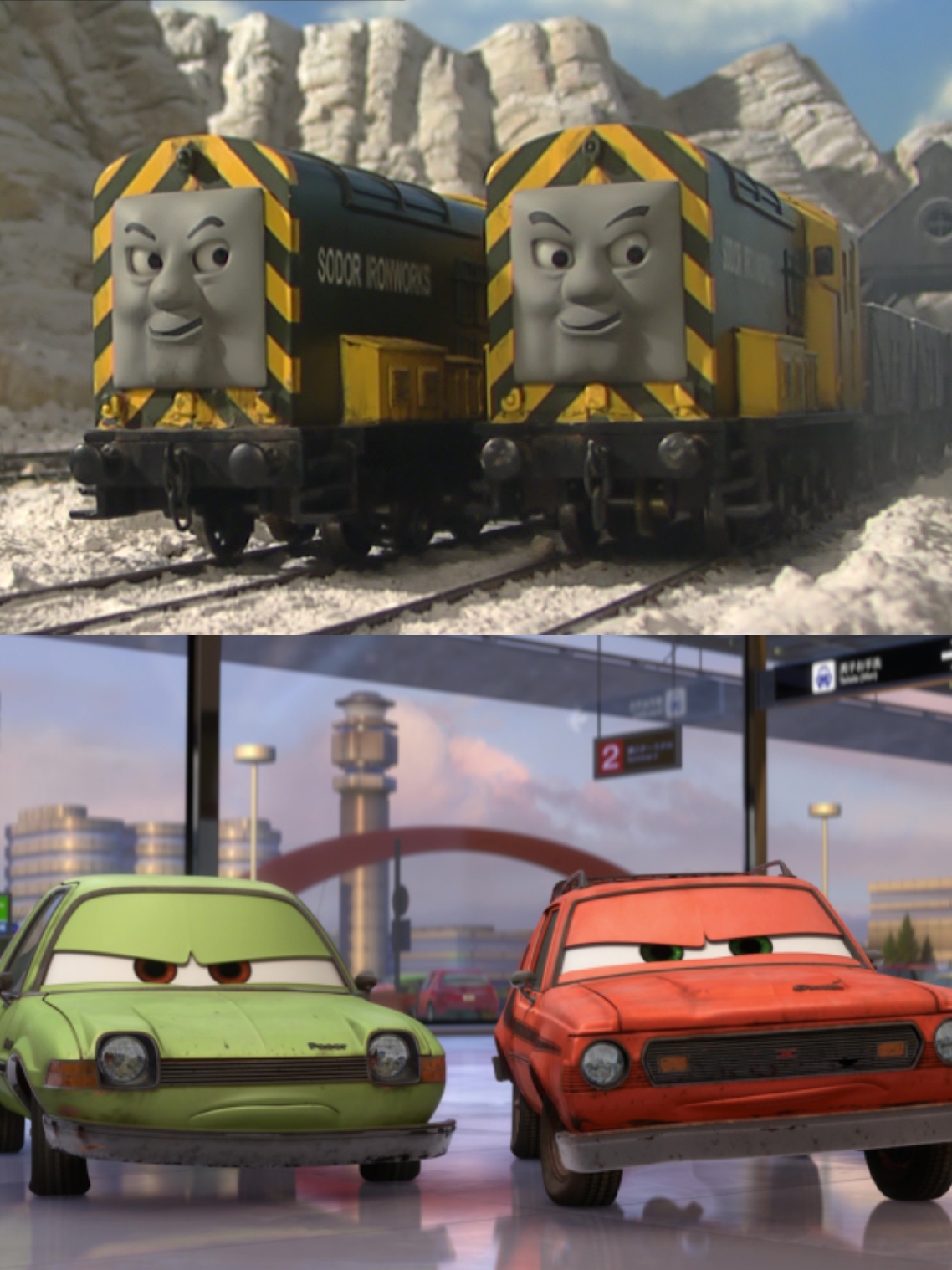 Arry and Bert meets Grem and Acer by FancyWesternToons on DeviantArt