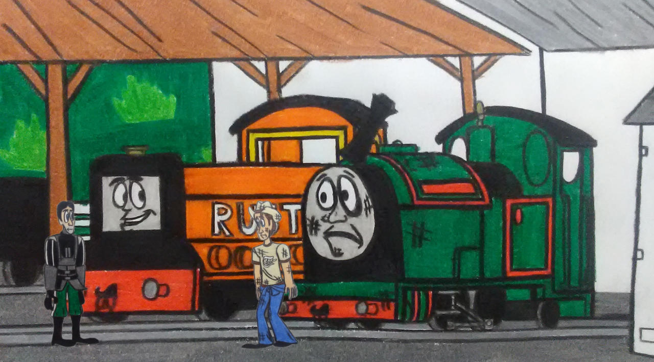 :TTTE Crossover: Rusty helps Peter Sam by FancyWesternToons on DeviantArt