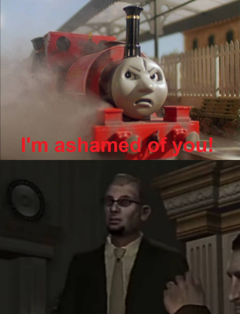 Skarloey is ashamed of Dimitri Rascalov by FancyWesternToons on DeviantArt