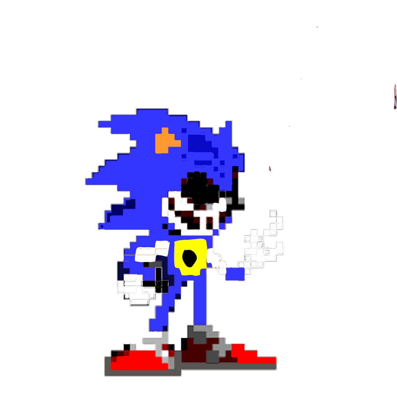 Pixilart - metal sonic vs sonic exe by Anonymous