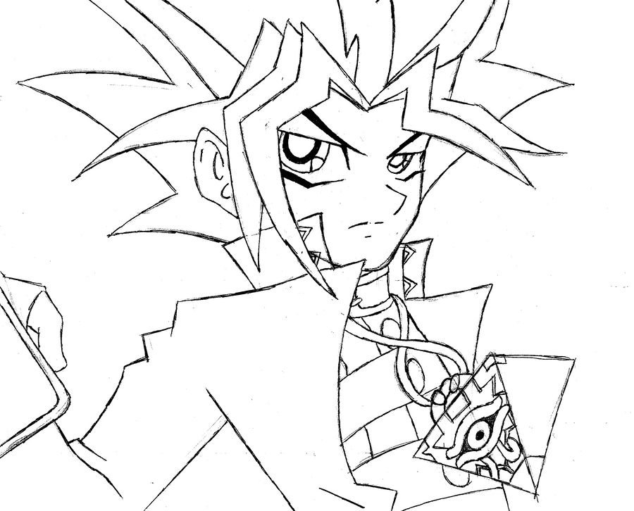 Yu-Gi-Oh Outline by DemonWolfCris on DeviantArt