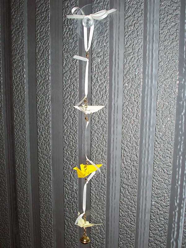 Yellow Origami Butterflies