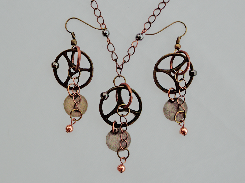 Steampunk Copper and Brass Set