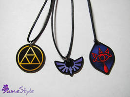 Acrylic Zelda Charm Necklaces