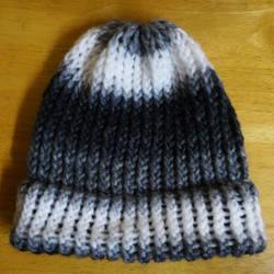 Grey Knit Hat