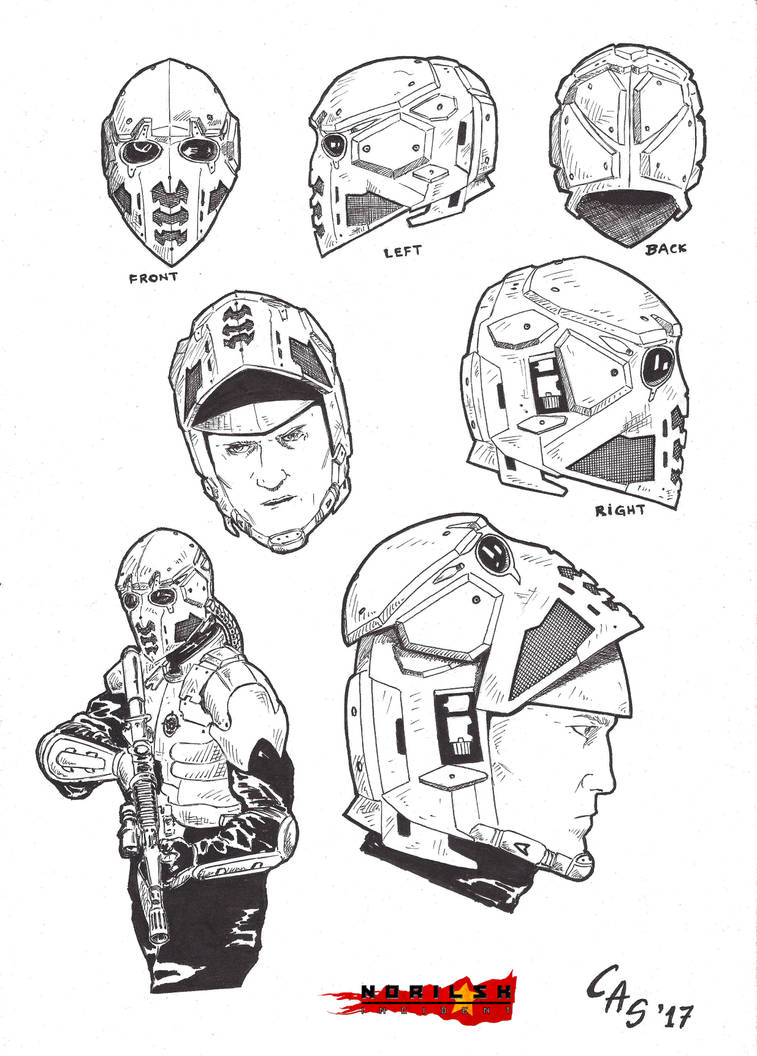 Norilsk Incident Jager's Helmet by carlosarielsosa
