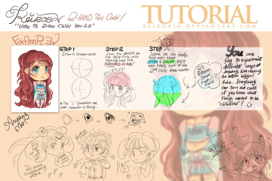 Chibi Tutorial by Rei 2.0 by ReiRobin on DeviantArt