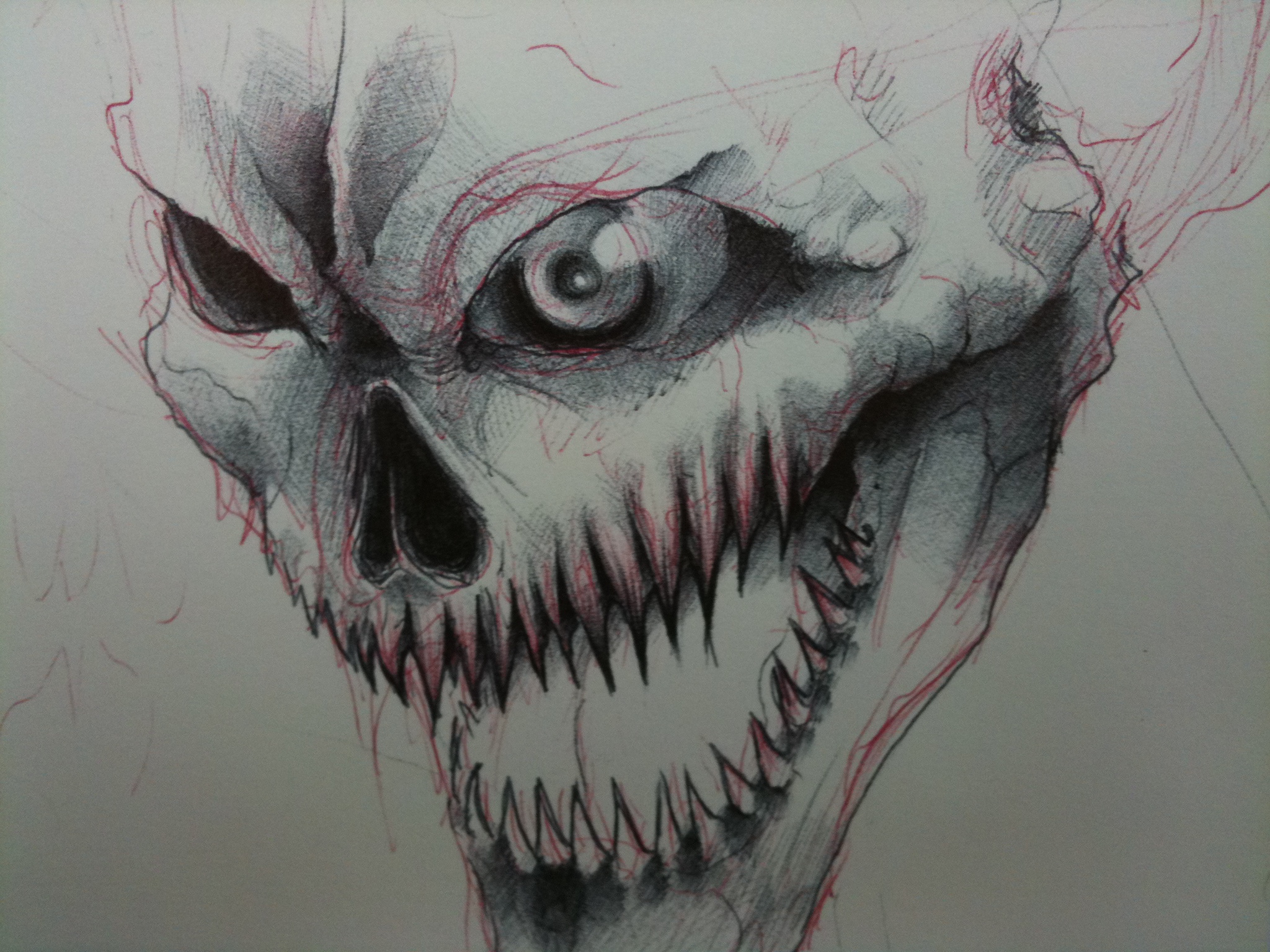 evil skull