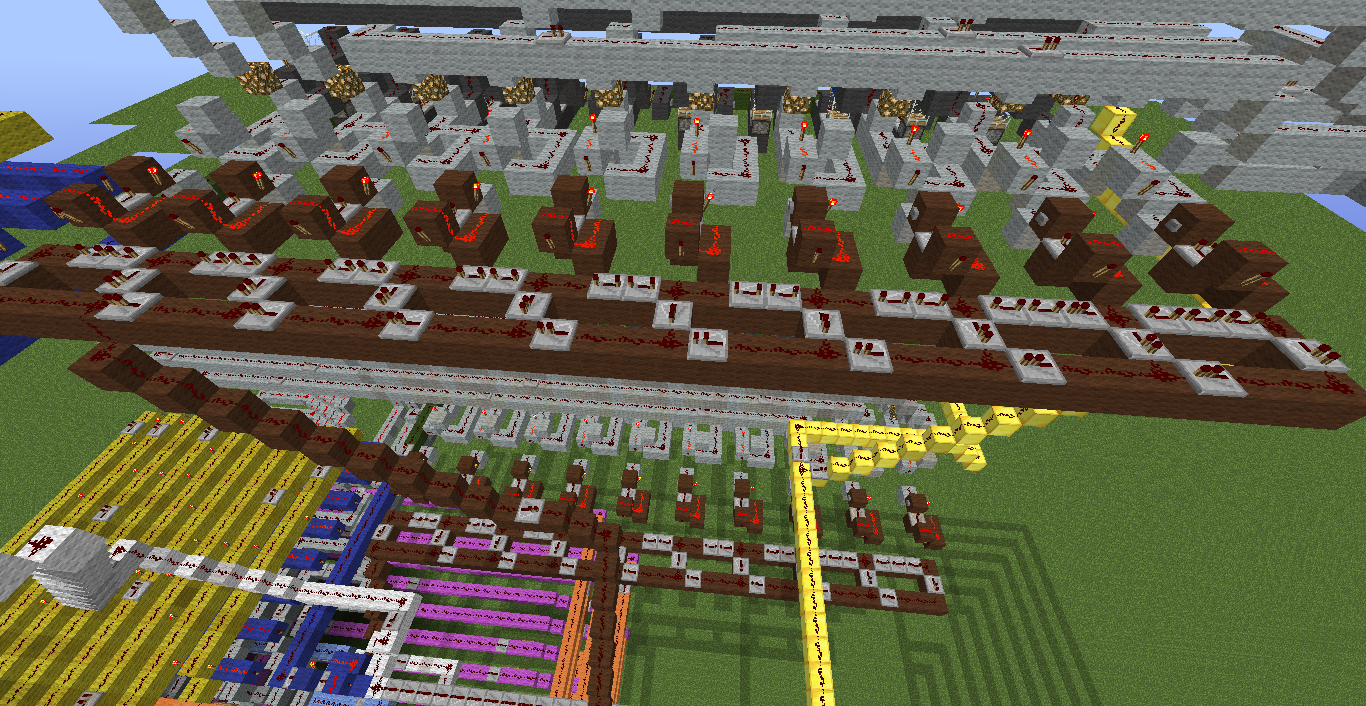 Tic Tac Toe Redstone Build - Components 10