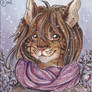 ACEO for Diaminerre - Snow rose