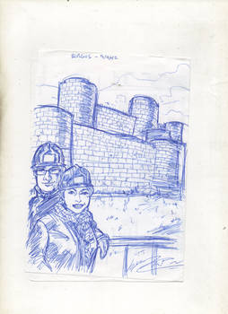 Travel sketches  3 - Burgos 5/04/2012