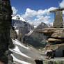 Inukshuk on Sentinel Pass