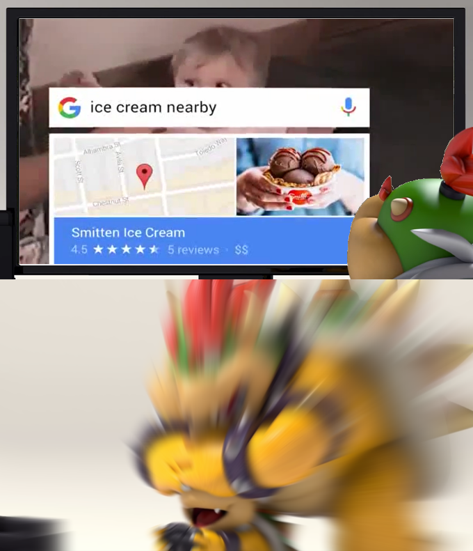 Bowser Block Meme - Google ''AAAA'' ads