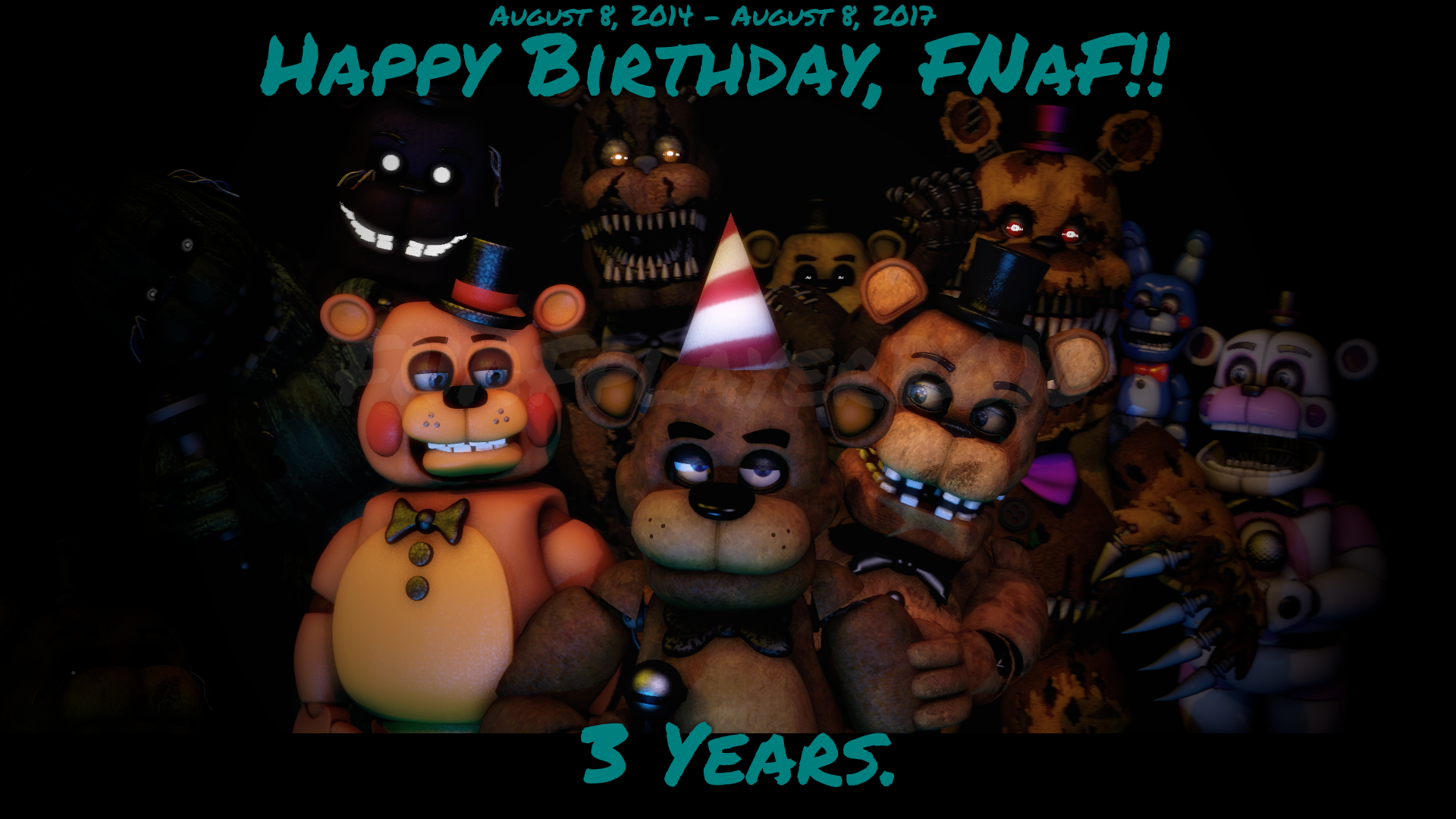 HAPPY BIRTHDAY FNAF!! by Fnaf-Logic on DeviantArt