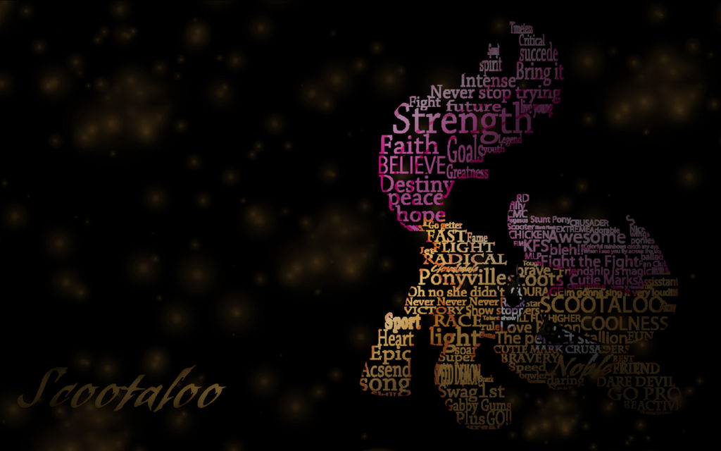 Scootaloo Typography