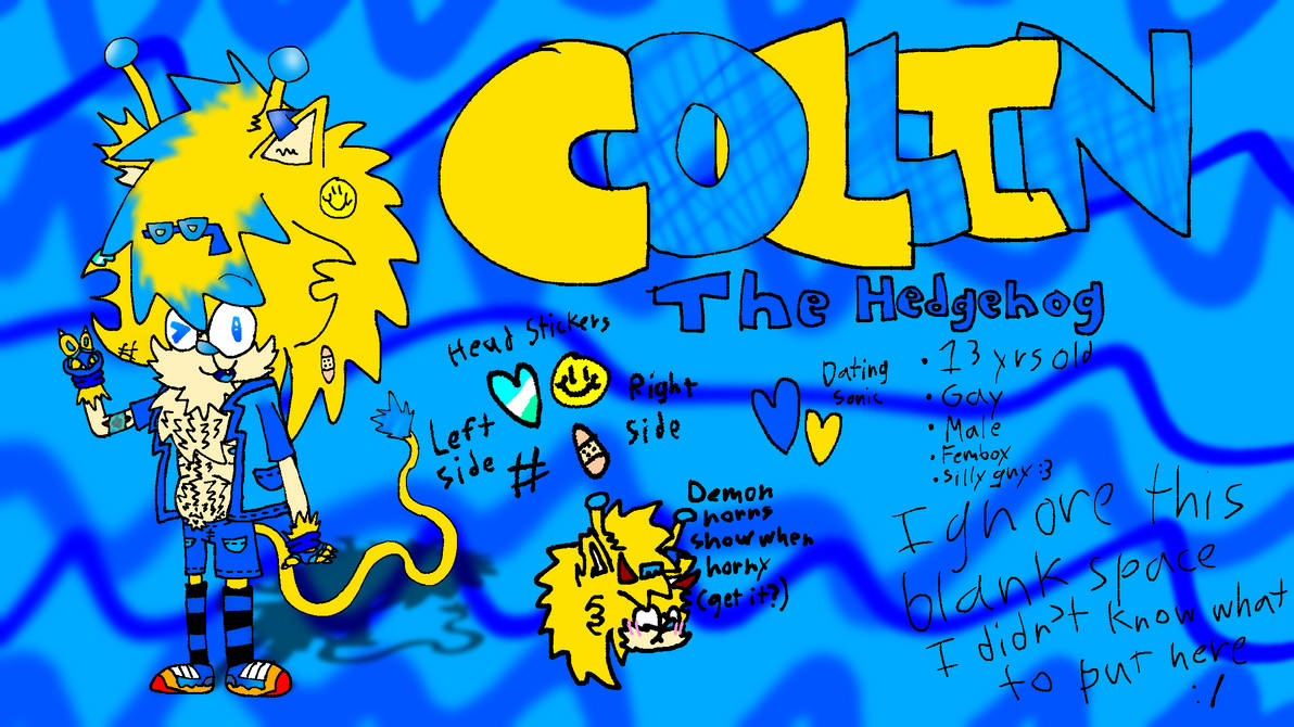 Collin Ref Sheet (August 2024) by FrederickExpress1 on DeviantArt