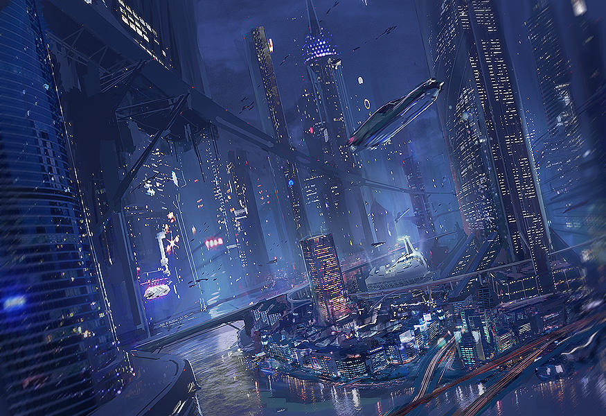 Deviantart Future Future City Original by Fordiexr on DeviantArt