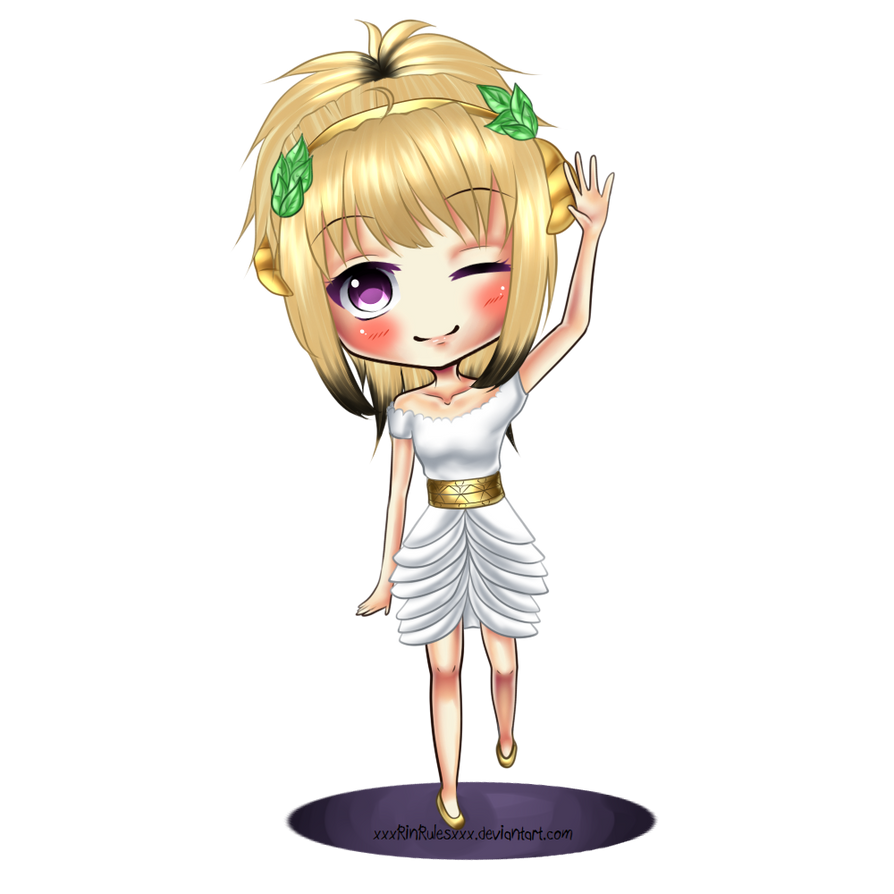 Chibi Rhea Ripley C: Chibi Rhea by Rinspirit-Art on DeviantArt