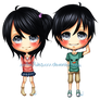 C: Chibi Twins Nelly and Niell
