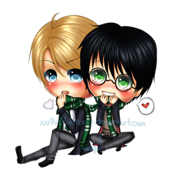 C: Chibi Couple Draco and Harry