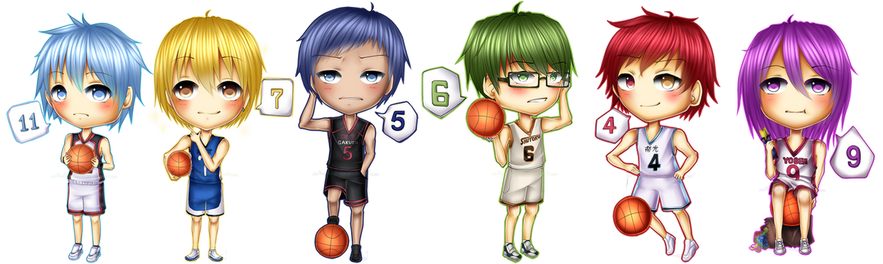 KNB chibi  Kuroko no basket characters, Kuroko no basket, Kuroko