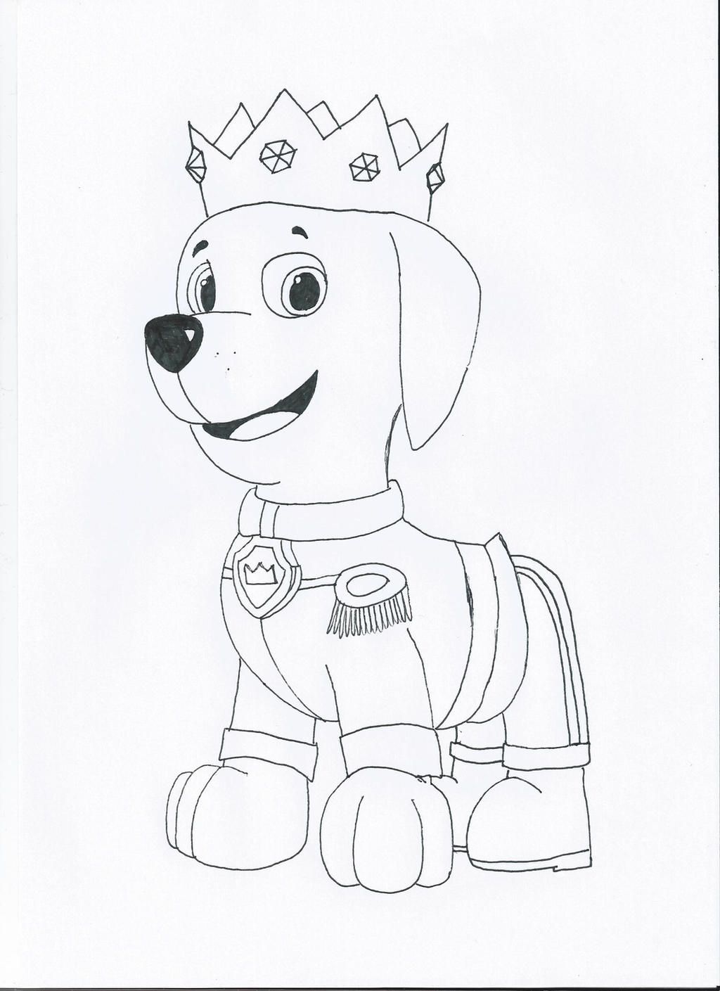 paw patrol prince zuma