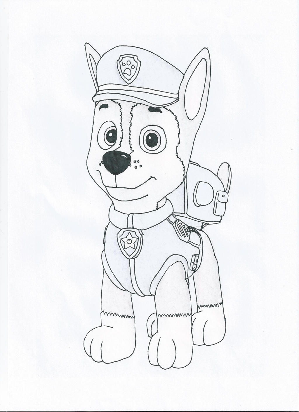 paw patrol chase by pawpatrolfan66 on DeviantArt