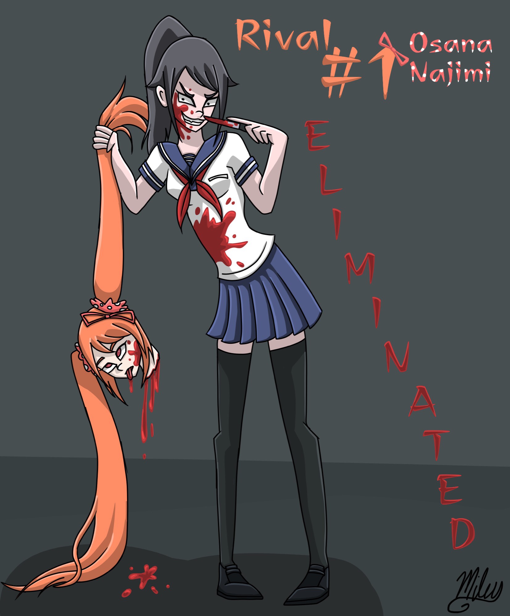 Rival #1: Osana Najimi by Mileythecat1987 on DeviantArt