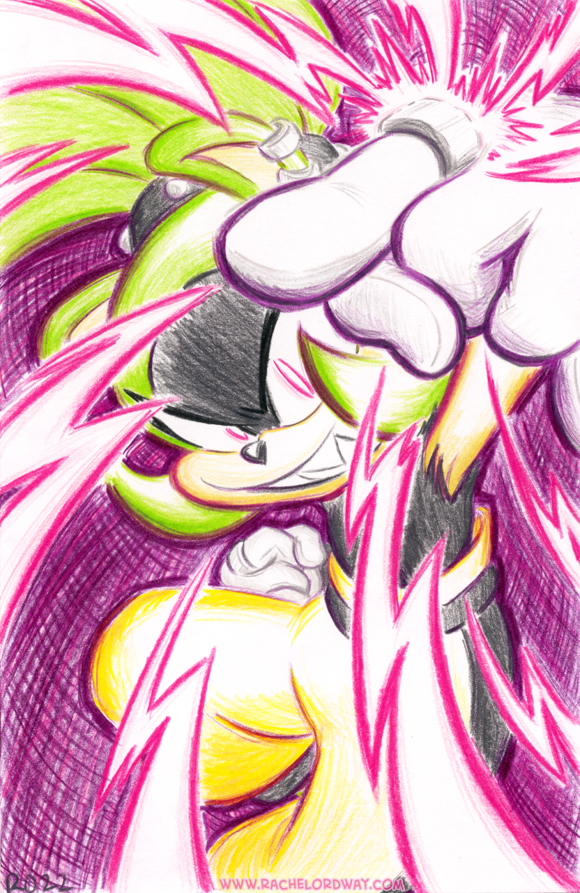 collab: Hyper Sonic by rontufox on DeviantArt