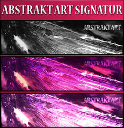 Abstrakt Art Signatur