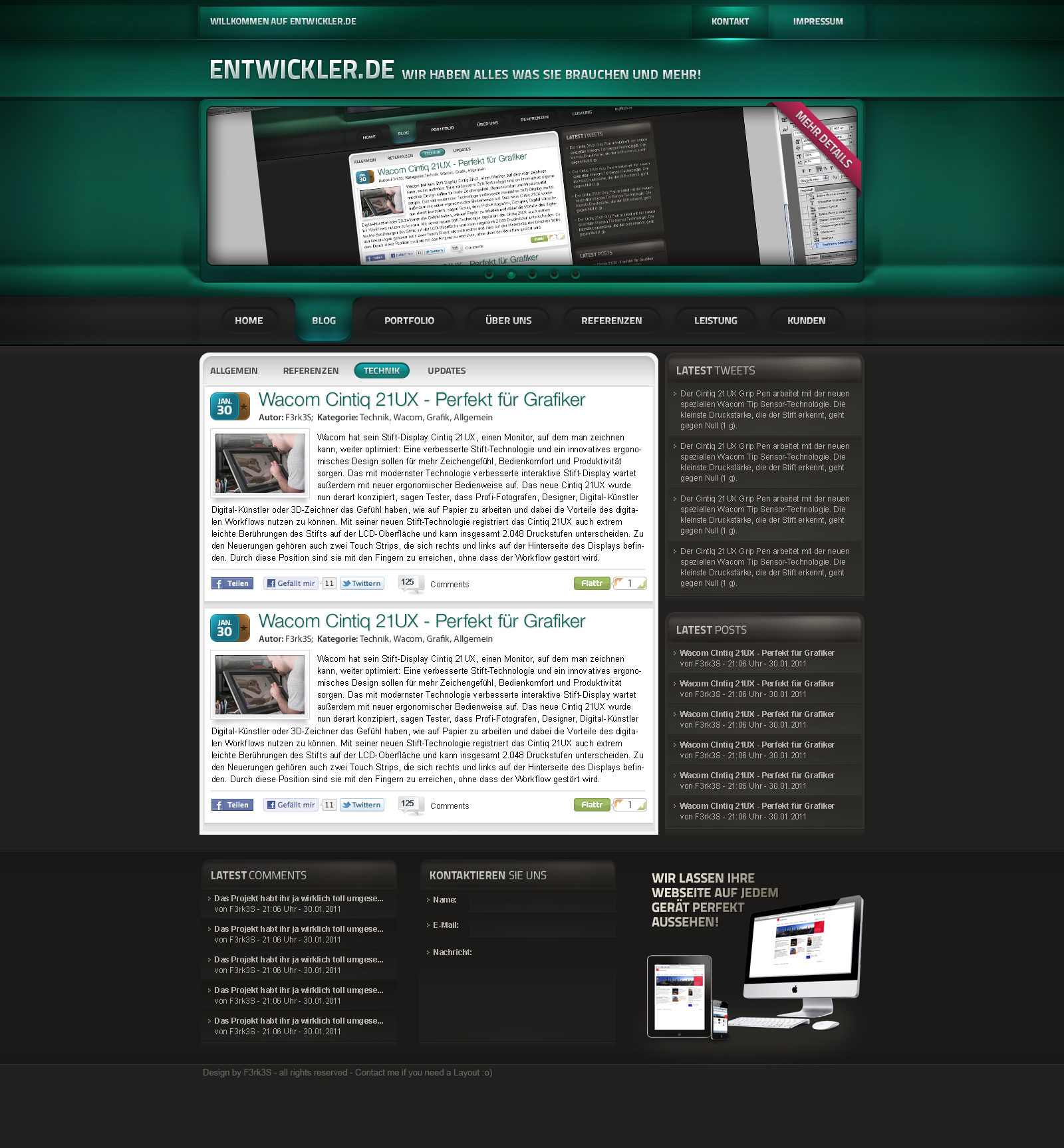 ENTWICKLER.DE Website 4 Sale