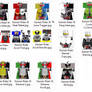 Kamen Rider W LEGO Decals