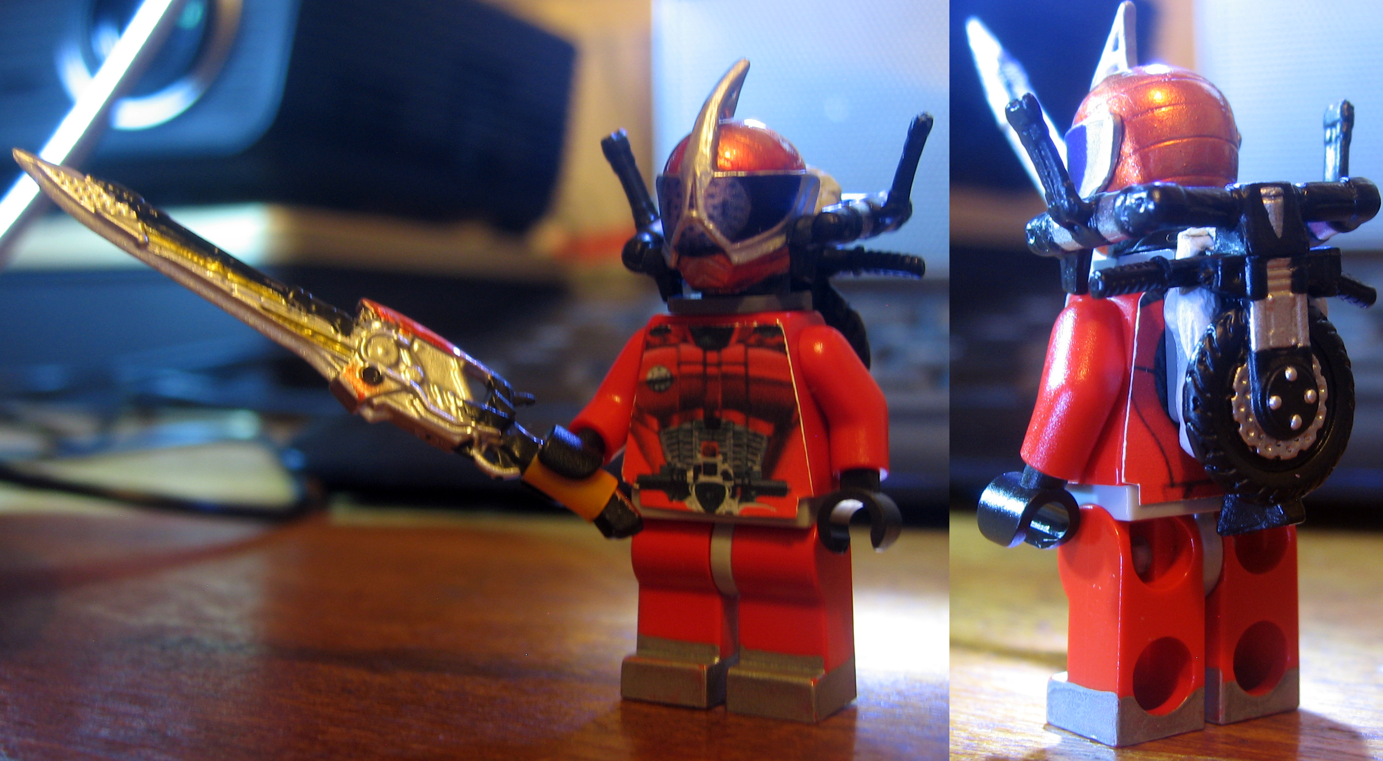 Custom LEGO kamen Rider Accel W