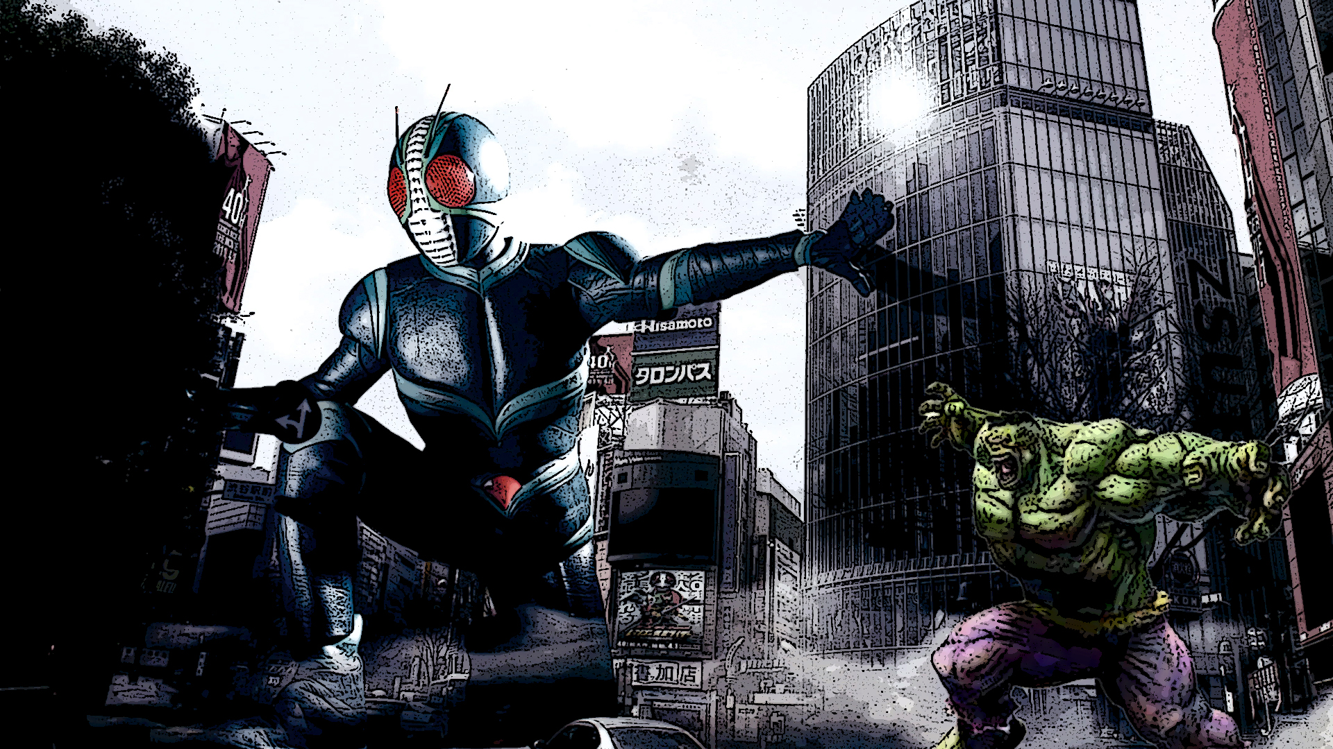 Marvel HULK Vs Kamen Rider J