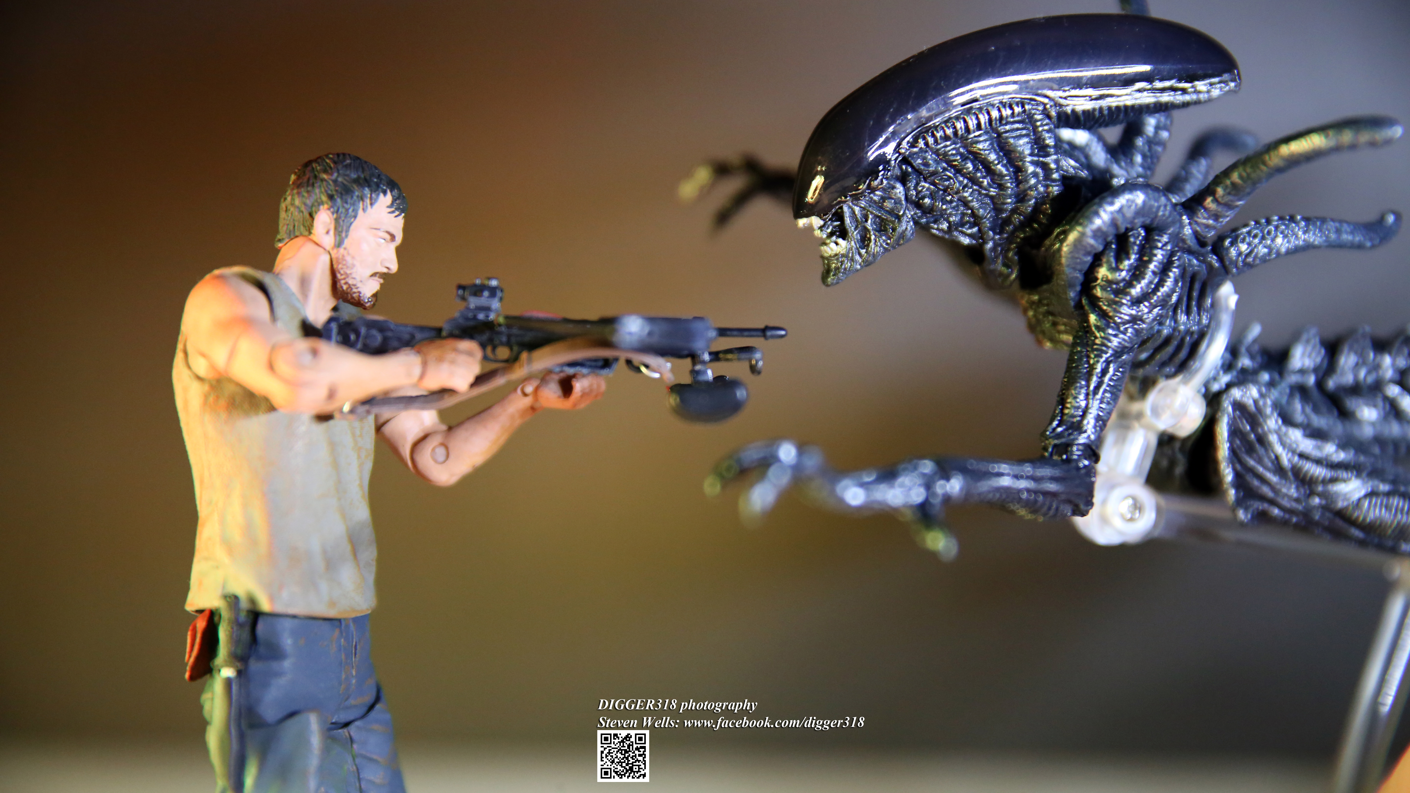 The Walking Dead Daryl Vs Aliens