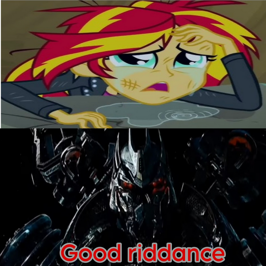 ROTF Soundwave says good riddance to Evil sunset by EmperorSithBryan17 ...