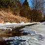 stream in the winter