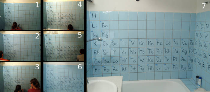 Periodic Bathroom - making of