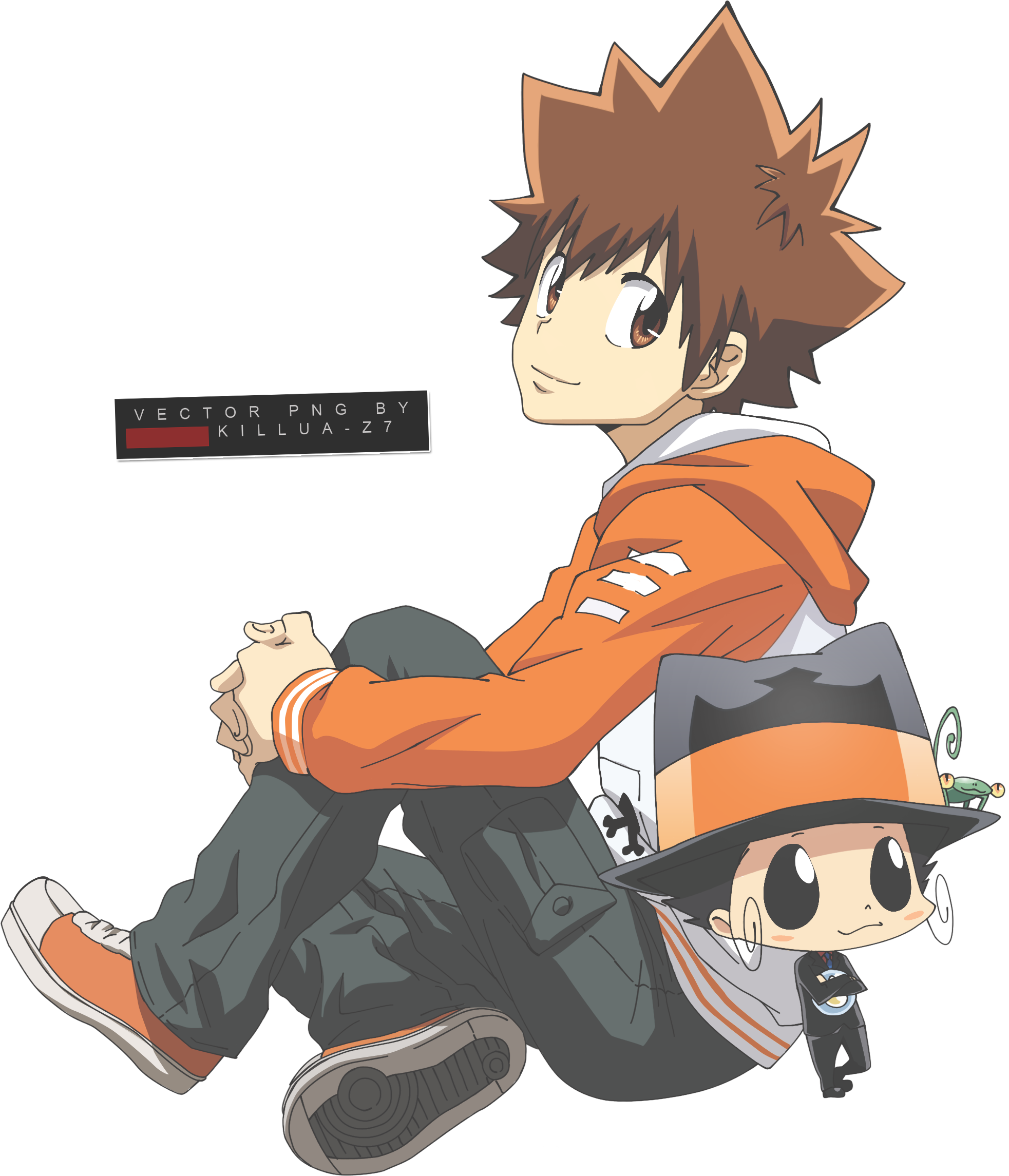 Tsuna Vector Render Katekyo Hitman Reborn By Killua Z7 On