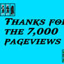 Thanks For the 7,000 pageviews